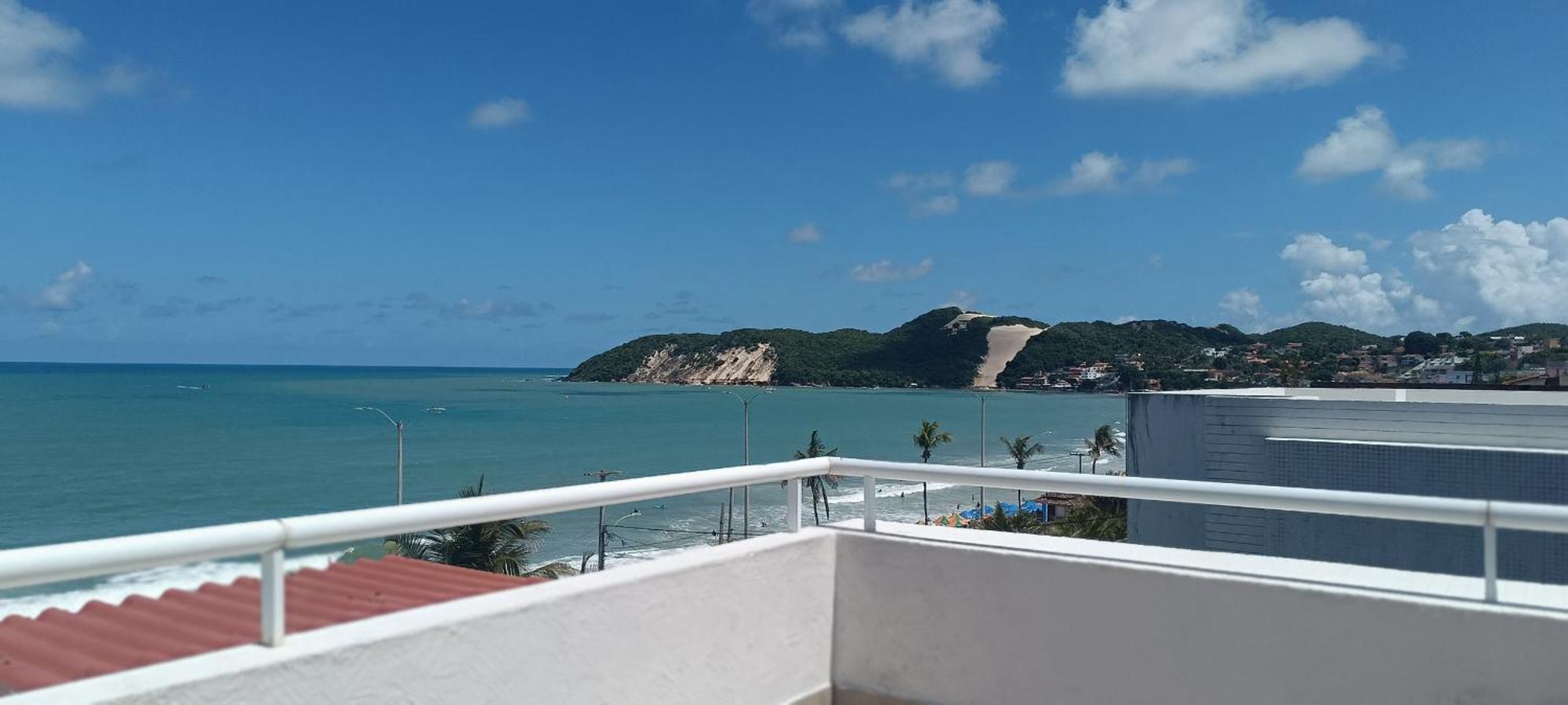Edy Hospedagens Beira-Mar Flat 310 Com Vista Para O Morro Do Careca, Piscina E Localizacao Privilegiada Натал Экстерьер фото