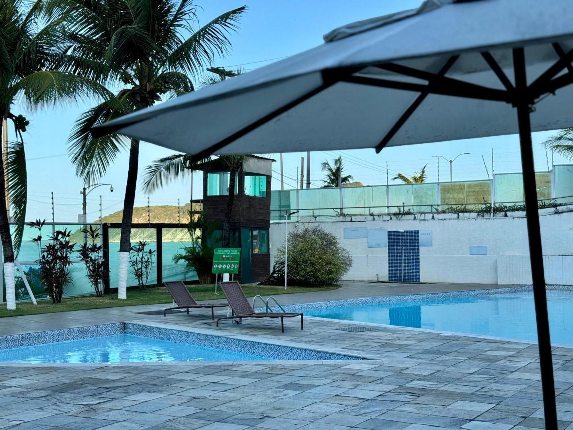 Edy Hospedagens Beira-Mar Flat 310 Com Vista Para O Morro Do Careca, Piscina E Localizacao Privilegiada Натал Экстерьер фото