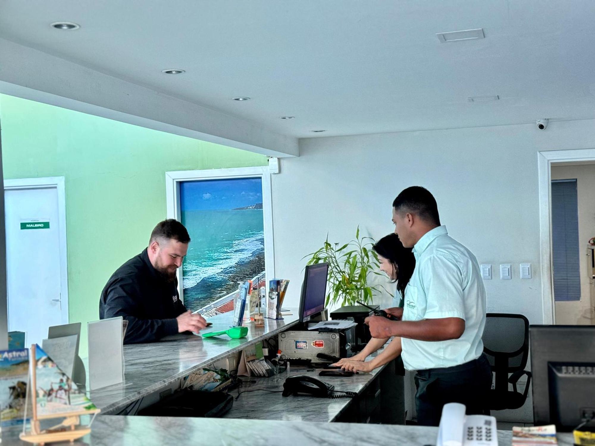 Edy Hospedagens Beira-Mar Flat 310 Com Vista Para O Morro Do Careca, Piscina E Localizacao Privilegiada Натал Экстерьер фото