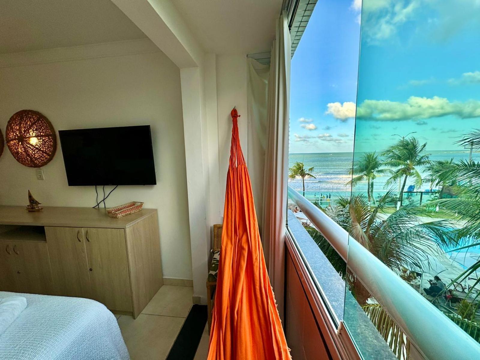 Edy Hospedagens Beira-Mar Flat 310 Com Vista Para O Morro Do Careca, Piscina E Localizacao Privilegiada Натал Экстерьер фото