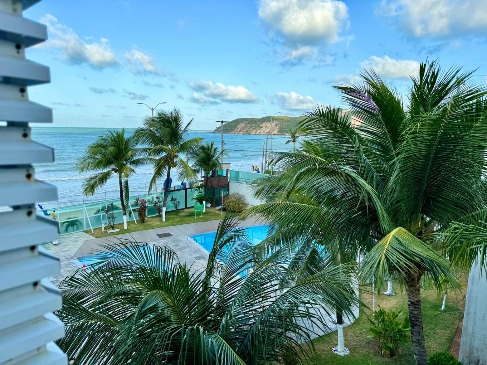 Edy Hospedagens Beira-Mar Flat 310 Com Vista Para O Morro Do Careca, Piscina E Localizacao Privilegiada Натал Экстерьер фото