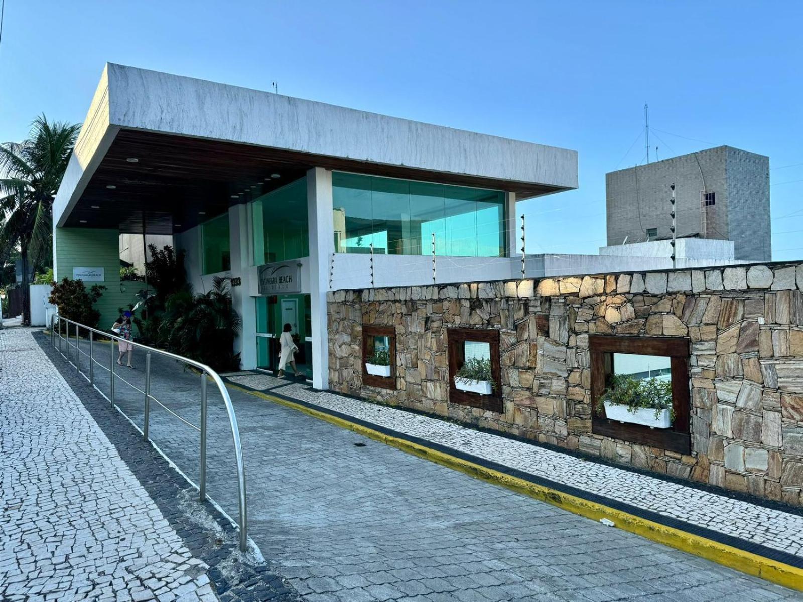 Edy Hospedagens Beira-Mar Flat 310 Com Vista Para O Morro Do Careca, Piscina E Localizacao Privilegiada Натал Экстерьер фото