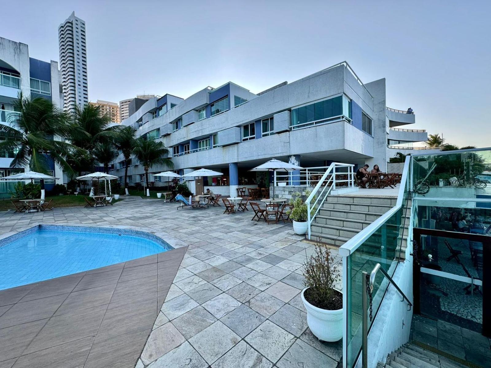 Edy Hospedagens Beira-Mar Flat 310 Com Vista Para O Morro Do Careca, Piscina E Localizacao Privilegiada Натал Экстерьер фото